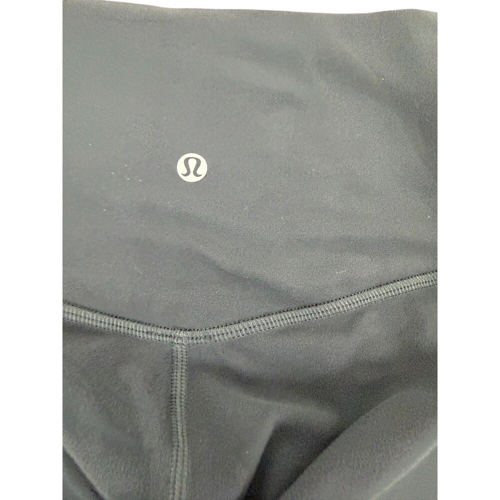 Lululemon Black High-Rise Leggings Size 2 Gently Used Yoga Athleisure Pants - Picture 6 of 7